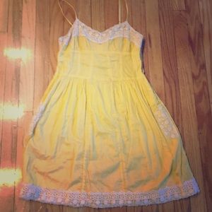 Yellow summer dress